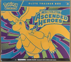 Pokemon Mega Evolution Ascended Heroes Elite Trainer Box Dragonite Zekrom - Image 1