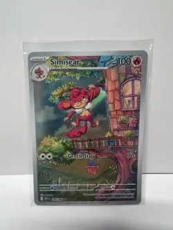 Simisear 100/086 Illustration Rare - Pokemon SV: White Flare English NM - Image 1