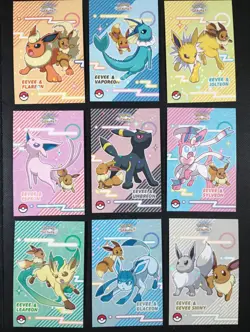 Pokemon Let's Go Eevee Database Peru Duo's Set Eeveelutions Full Set STAR HOLO - Image 1