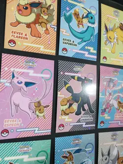 Pokemon Let's Go Eevee Database Peru Duo's Set Eeveelutions Full Set STAR HOLO - Image 3