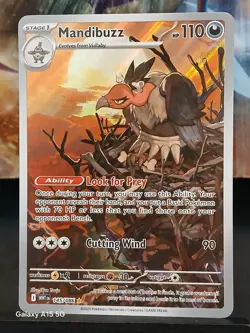 Mandibuzz 145/086 White Flare English Pokemon Card - Image 2