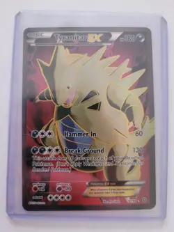 Pokemon Tyranitar EX Full Art Ultra Rare Holo 91/98 XY Ancient Origins - Image 1
