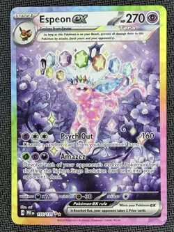 Pokemon TCG: Espeon ex - 155/131 - SIR - Prismatic Evolutions -NM/M FULL ART - Image 1