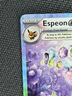 Pokemon TCG: Espeon ex - 155/131 - SIR - Prismatic Evolutions -NM/M FULL ART - Image 3