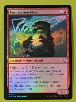 FOIL Coruscation Mage x1 Bloomburrow 1x Magic the Gathering MTG - Image 1