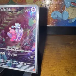 Pokemon TCG Tinkatink 216/193 Sv02: Paldea Evolved Illustration Rare Holo - Image 2