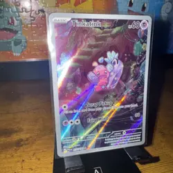 Pokemon TCG Tinkatink 216/193 Sv02: Paldea Evolved Illustration Rare Holo - Image 3