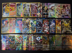Lot of 150 Pokemon Cards Mega/EX/GX/Full Art/V/VMAX Modern Collection HP-DAMAGED - Image 2