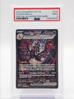 CHARIZARD EX 2024 POKEMON FATES SPECIAL ILLUSTRATION RARE 234/091 PSA 9 Q5989 - Image 1