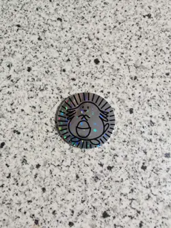 Nintendo Pokemon TCG Chansey Flip Coin 1999 Vintage Pokemon Coin WOTC - Image 1