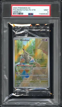 2024 P.M SV PROMO MIMIKYU 075 HOLO PSA 9 POKEMON CENTER POKEMON TCG POKEMON - Image 1
