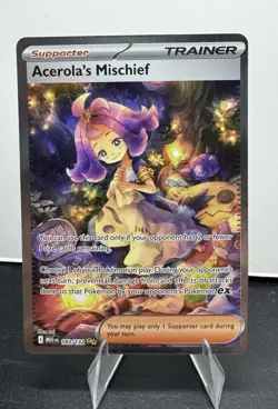 Pokemon TCG Mega Acerola's Mischief 183/132 Me01: Mega Evolution Holo - Image 1