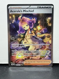 Pokemon TCG Mega Acerola's Mischief 183/132 Me01: Mega Evolution Holo - Image 2