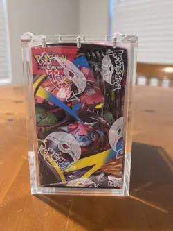 Pokemon TCG: Mega Evolution Factory Sealed Enhanced Booster Box w/ Acrylic Case - Image 4