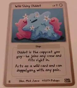 Pokepu Wild Shiny Diddot (Ditto) 2025 Cool Club by Mick Junco Pokemon - Image 2