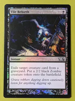 FOIL Vile Rebirth x1 Magic 2014 M14 1x Magic the Gathering MTG - Image 1