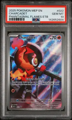 2025 POKEMON PHANTASMAL FLAMES ELITE TRAINER BOX CHARCADET PSA 10 - Image 1
