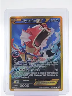 GYARADOS EX 2016 POKEMON XY BREAKPOINT SECRET RARE A 123/122 Q1048 - Image 1