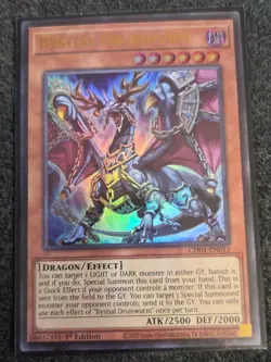 Yugioh - The Fallen & The Virtuous - Bystial Druiswurm - Ultra Rare - CH01-EN013 - Image 1