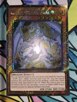 Lightpulsar Dragon 1st Edition Platinum Secret Rare RA04-EN176 Yu-Gi-Oh! - Image 1
