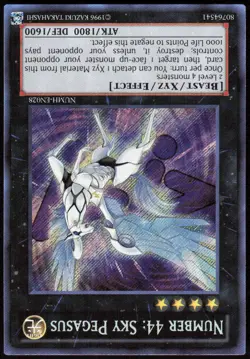 Number 44: Sky Pegasus NUMH-EN028 Number Hunters Yu-Gi-Oh Unlimited NM - Image 1