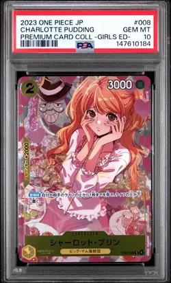 2023 ONE PIECE JPN PREMIUM COLLECTION GIRLS EDITION CHARLOTTE PUDDING PSA 10 - Image 1