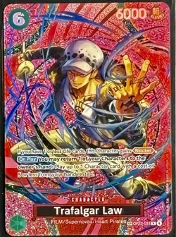 Trafalgar Law (SP) - Adventure on Kami's Island (OP15-EB04) RARE ART - Image 1