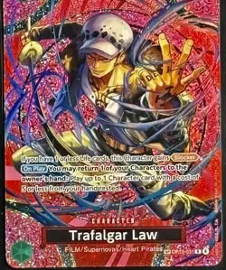 Trafalgar Law (SP) - Adventure on Kami's Island (OP15-EB04) RARE ART - Image 3