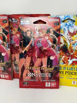One Piece SET OF 10 Sleeved Booster Pack 5x EB-03 Heroines 5x OP-15 Kamis Island - Image 3