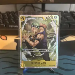 One Piece CCG Roronoa Zoro OP15-113 SR - Adventure on Kami's Island (OP15-EB04) - Image 1