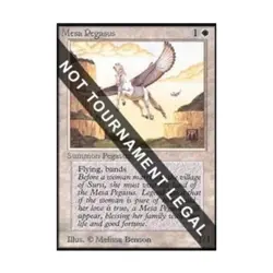 WOTC MtG Collector's Ed Mesa Pegasus (CE) (C) EX - Image 1