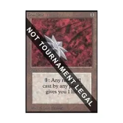 WOTC MtG Collector's Ed Iron Star (CE) (U) EX - Image 1