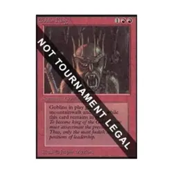 WOTC MtG Collector's Ed Goblin King (CE) (R) EX - Image 1