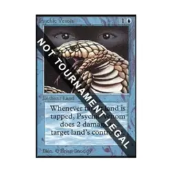 WOTC MtG Collector's Ed Psychic Venom (CE) (C) EX - Image 1