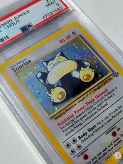[PSA 9] 1999 Pokemon Jungle Snorlax #11 Holo Mint Vintage WOTC TCG Graded Card - Image 2