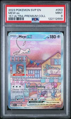 2023 Pokemon English 151 Mew ex Ultra Premium Collection BSP Promo #053 PSA 9 - Image 1