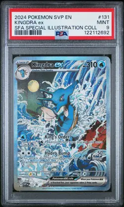 2024 Pokemon Shrouded Fable Kingdra ex Special Illustration BSP Promo #131 PSA 9 - Image 1