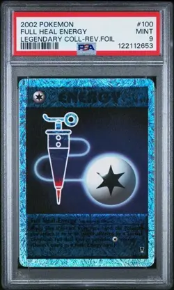 2002 Pokemon Legendary Collection Full Heal Energy Reverse Holo #100/110 PSA 9 - Image 1