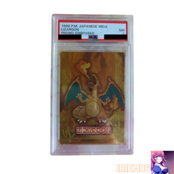 PSA 7 Charizard Pokemon Meiji Get Card Super Collection Nintendo Japanese 1999 - Image 1