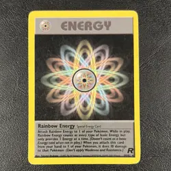 Rainbow Energy 80/82 Pokemon TCG Team Rocket 2000 - Image 1