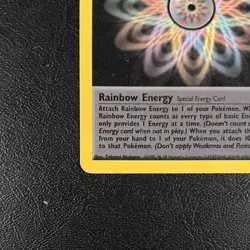 Rainbow Energy 80/82 Pokemon TCG Team Rocket 2000 - Image 5