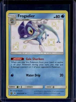 2019 Pokemon SM Hidden Fates Frogadier #SV12/SV94 - Image 1