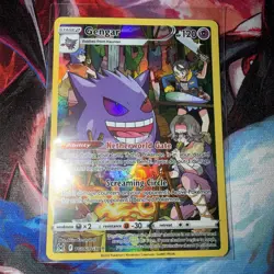Pokemon Gengar Ultra Rare Full Art Holo Lost Origin TG06/TG30 120 HP - Image 1
