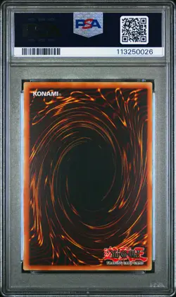 2023 YU-GI-OH! MP23-25TH ANNIV TIN: DUELING HEROES MEGA PACK REVERSE JAR PSA 9 - Image 2