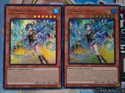 Yugioh - 2x Elfnote Tinia BPRO-EN011 Ultra Rare 1st Edition Near Mint In Hand - Image 1