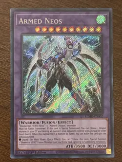 Armed Neos BLMR-EN002 Monstrous Revenge 1st Edition Secret Rare VLP - Image 1