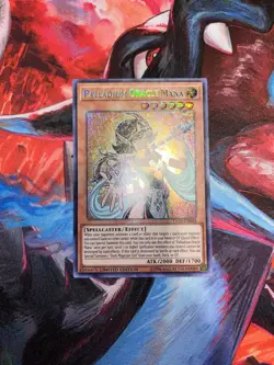 Yugioh! Palladium Oracle Mana TN19-EN004 Secret Rare Limited Edition LP - Image 1
