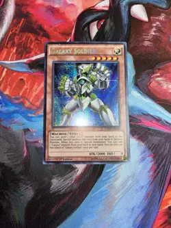 Yugioh! Galaxy Soldier WSUP-EN010 Prismatic Secret Rare 1st Edition Light Play - Image 1