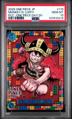 2025 ONE PIECE JPN PREMIUM COLLECTION ONE PIECE DAY'25 MONKEY D. LUFFY PSA 10 - Image 1