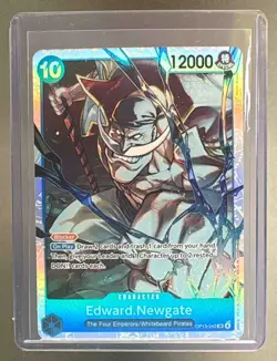Edward Newgate 2025 One Piece Carrying On His Will #OP13-042 Super Rare - Image 1